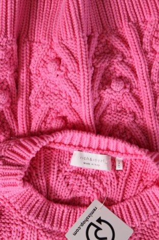 Γυναικείο πουλόβερ Rich & Royal, Μέγεθος S, Χρώμα Ρόζ , Τιμή 35,25 €
