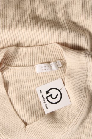 Дамски пуловер Rich & Royal, Размер S, Цвят Бежов, Цена 7,95 лв.