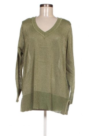 Γυναικείο πουλόβερ Rockmans, Μέγεθος L, Χρώμα Πράσινο, Τιμή 9,74 €