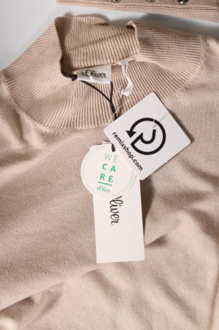 Γυναικείο πουλόβερ S.Oliver, Μέγεθος L, Χρώμα  Μπέζ, Τιμή 20,18 €