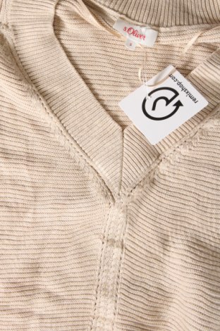 Дамски пуловер S.Oliver, Размер S, Цвят Бежов, Цена 13,05 лв.