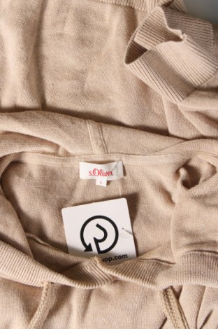 Дамски пуловер S.Oliver, Размер L, Цвят Бежов, Цена 35,00 лв.