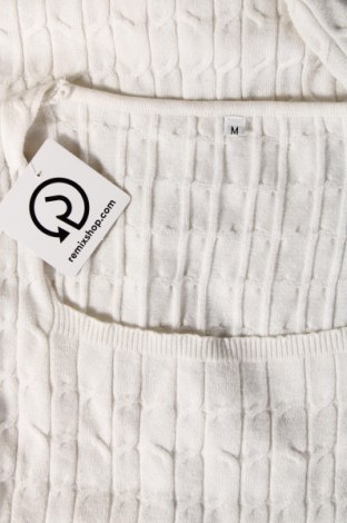 Дамски пуловер SHEIN, Размер M, Цвят Бял, Цена 12,60 лв.