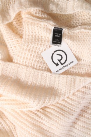 Γυναικείο πουλόβερ SHEIN, Μέγεθος 3XL, Χρώμα  Μπέζ, Τιμή 4,66 €