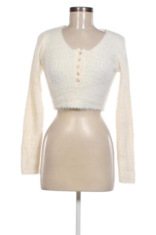 Дамски пуловер SHEIN, Размер M, Цвят Бял, Цена 29,00 лв.