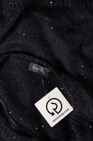 Γυναικείο πουλόβερ Samoon, Μέγεθος 3XL, Χρώμα Μπλέ, Τιμή 9,87 €