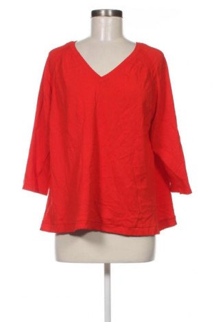 Дамски пуловер Selection By Ulla Popken, Размер L, Цвят Червен, Цена 7,00 лв.