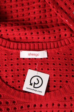Damenpullover Sheego, Größe XXL, Farbe Rot, Preis 16,75 €