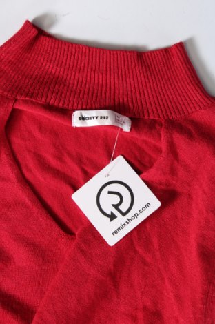 Γυναικείο πουλόβερ Society, Μέγεθος XL, Χρώμα Κόκκινο, Τιμή 8,97 €