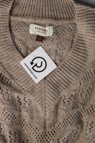 Дамски пуловер Sonoma, Размер S, Цвят Бежов, Цена 7,54 лв.