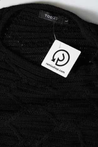 Γυναικείο πουλόβερ Today, Μέγεθος L, Χρώμα Μαύρο, Τιμή 8,07 €