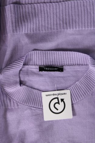 Дамски пуловер Trendyol, Размер L, Цвят Лилав, Цена 29,00 лв.