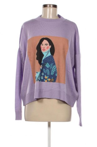 Γυναικείο πουλόβερ Trendyol, Μέγεθος L, Χρώμα Βιολετί, Τιμή 8,90 €