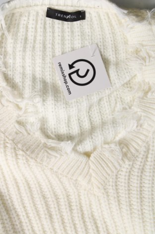 Дамски пуловер Trendyol, Размер S, Цвят Екрю, Цена 13,92 лв.