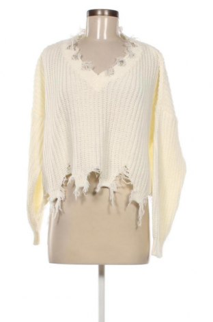 Γυναικείο πουλόβερ Trendyol, Μέγεθος S, Χρώμα Εκρού, Τιμή 4,75 €