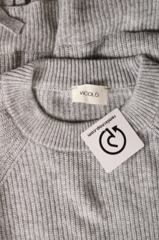 Дамски пуловер Vicolo, Размер M, Цвят Сив, Цена 23,76 лв.