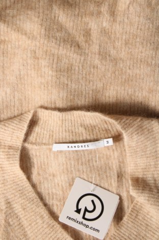 Γυναικείο πουλόβερ Xandres, Μέγεθος M, Χρώμα  Μπέζ, Τιμή 25,36 €