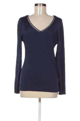 Дамски пуловер Yessica, Размер L, Цвят Син, Цена 6,38 лв.