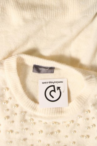 Γυναικείο πουλόβερ Yessica, Μέγεθος S, Χρώμα Εκρού, Τιμή 4,31 €