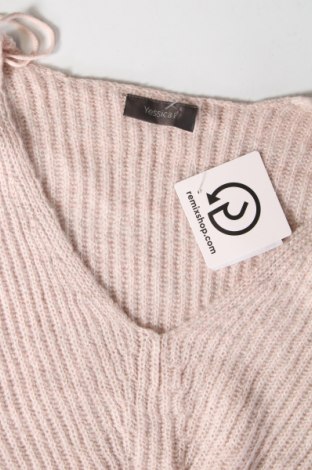 Дамски пуловер Yessica, Размер M, Цвят Розов, Цена 7,54 лв.