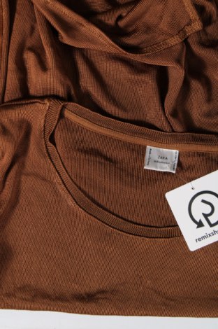 Pulover de femei Zara, Mărime L, Culoare Maro, Preț 29,61 Lei