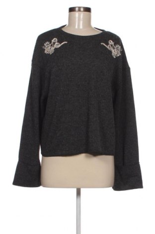 Дамски пуловер Zara, Размер L, Цвят Сив, Цена 7,00 лв.