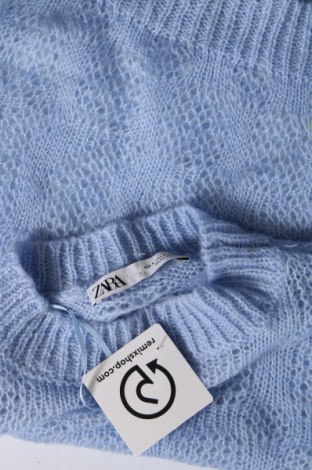 Pulover de femei Zara, Mărime S, Culoare Albastru, Preț 51,00 Lei