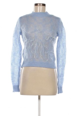 Дамски пуловер Zara, Размер S, Цвят Син, Цена 19,99 лв.