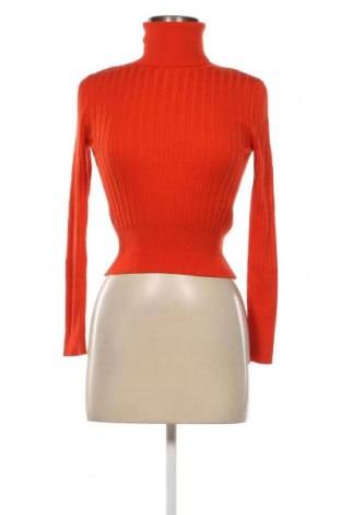 Дамски пуловер Zara, Размер L, Цвят Оранжев, Цена 35,00 лв.