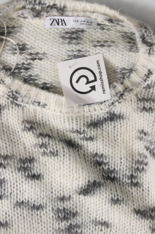 Дамски пуловер Zara, Размер M, Цвят Бял, Цена 20,30 лв.