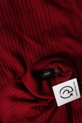Дамски пуловер Zara, Размер S, Цвят Червен, Цена 20,00 лв.