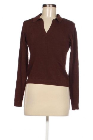 Дамски пуловер Zara, Размер M, Цвят Кафяв, Цена 6,48 лв.