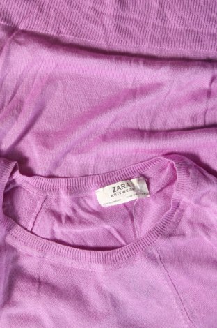 Pulover de femei Zara, Mărime M, Culoare Mov, Preț 78,95 Lei