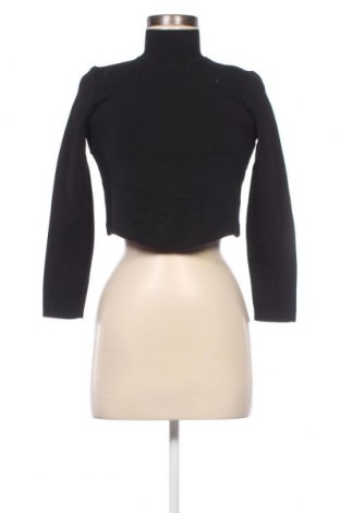 Дамски пуловер Zara, Размер L, Цвят Черен, Цена 6,48 лв.