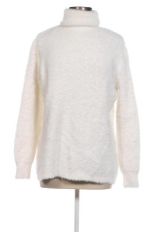 Дамски пуловер Zara Knitwear, Размер L, Цвят Бял, Цена 9,00 лв.