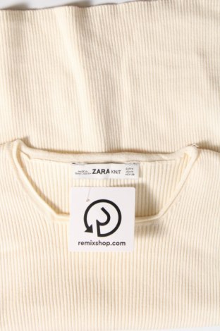 Dámský svetr Zara Knitwear, Velikost M, Barva Krémová, Cena  144,00 Kč