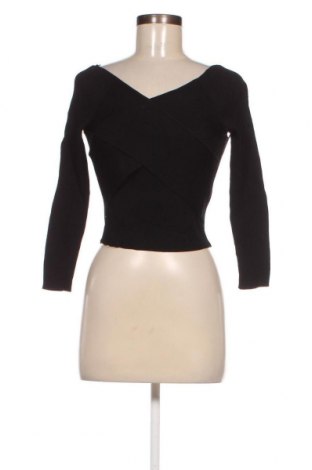 Pulover de femei Zara Knitwear, Mărime M, Culoare Negru, Preț 29,61 Lei