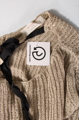 Dámsky pulóver Zara Knitwear, Veľkosť L, Farba Béžová, Cena  5,22 €