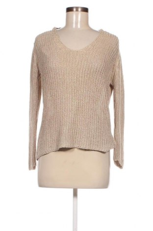 Дамски пуловер Zara Knitwear, Размер L, Цвят Бежов, Цена 9,80 лв.