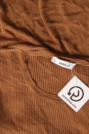 Dámský svetr Zara Knitwear, Velikost S, Barva Hnědá, Cena  383,00 Kč