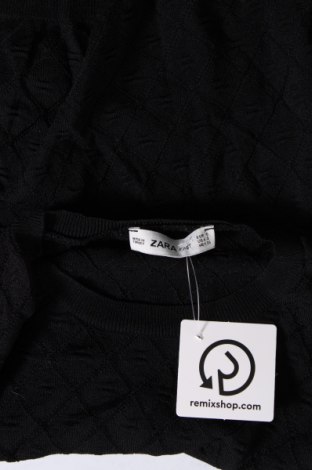 Дамски пуловер Zara Knitwear, Размер S, Цвят Черен, Цена 24,00 лв.