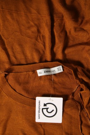 Dámský svetr Zara Knitwear, Velikost M, Barva Hnědá, Cena  80,00 Kč