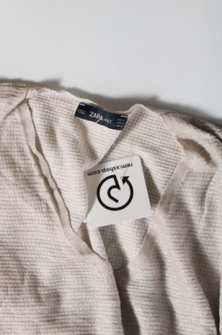 Дамски пуловер Zara Knitwear, Размер M, Цвят Сив, Цена 6,48 лв.