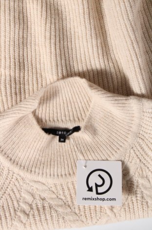 Дамски пуловер Zero, Размер XS, Цвят Бежов, Цена 15,75 лв.