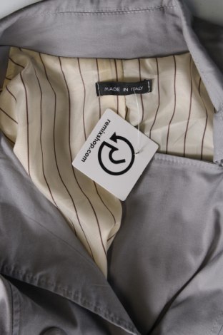 Damen Trenchcoat Made In Italy, Größe M, Farbe Grau, Preis 13,41 €
