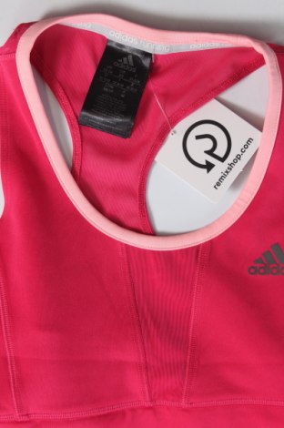 Γυναίκειο αθλητικό τοπ Adidas, Μέγεθος XS, Χρώμα Ρόζ , Τιμή 11,88 €