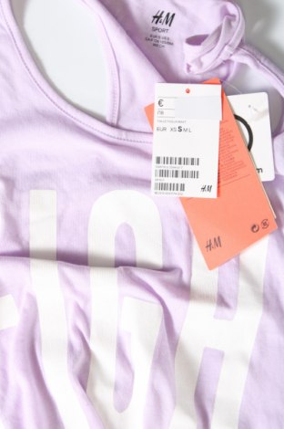 Damen Sporttop H&M Sport, Größe S, Farbe Lila, Preis 5,85 €