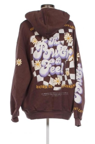 Damen Sweatshirt Bershka, Größe M, Farbe Braun, Preis 14,83 €
