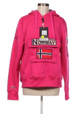 Дамски суичър Geographical Norway, Размер 4XL, Цвят Розов, Цена 65,60 лв.