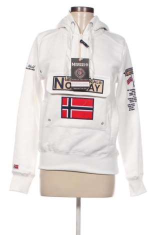 Γυναικείο φούτερ Geographical Norway, Μέγεθος S, Χρώμα Λευκό, Τιμή 43,12 €